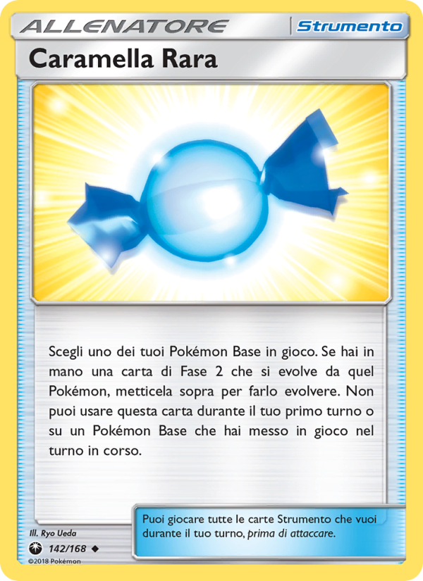 Caramella Rara 142/183 — Celestial Storm (Italian Pokémon TCG card)