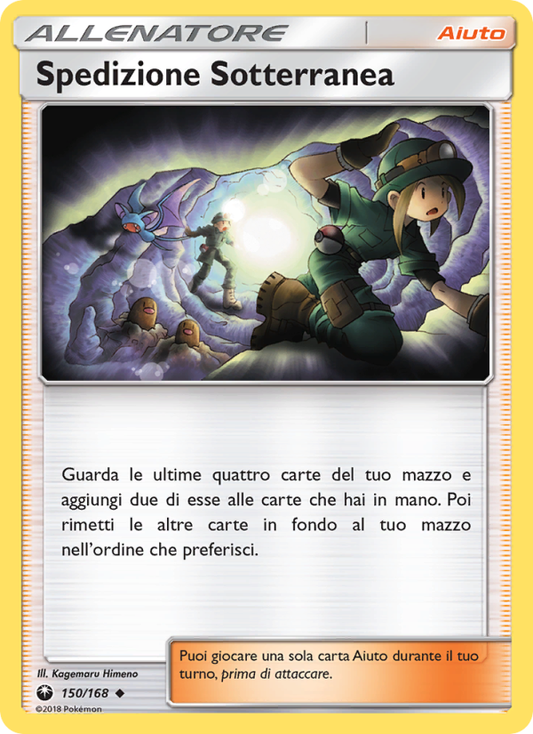 Spedizione Sotterranea 150/183 — Celestial Storm (Italian Pokémon TCG card)