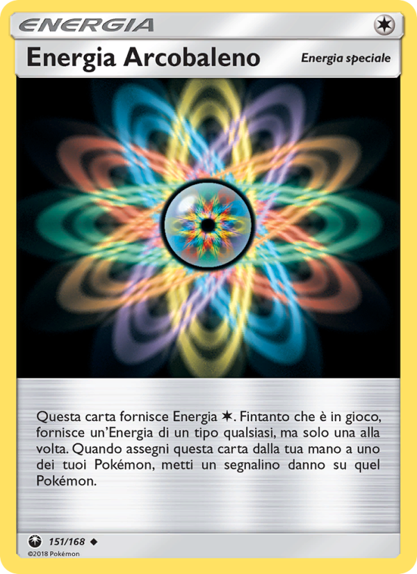 Energia Arcobaleno 151/183 — Celestial Storm (Italian Pokémon TCG card)