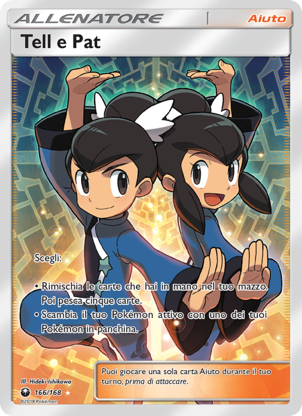 Tell e Pat 166/183 — Celestial Storm (Italian Pokémon TCG card)