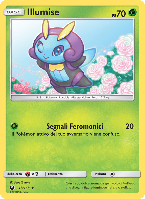 Illumise 018/183 — Celestial Storm (Italian Pokémon TCG card)