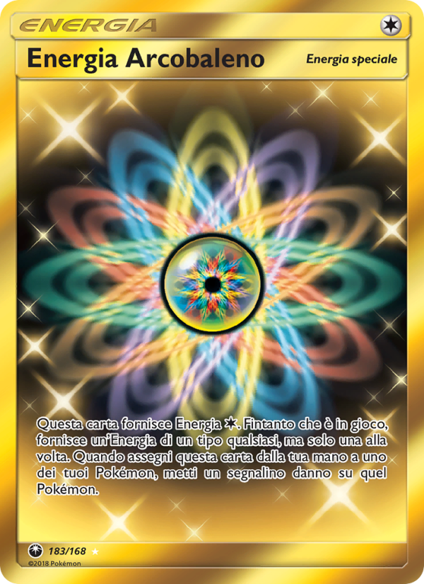 Energia Arcobaleno 183/183 — Celestial Storm (Italian Pokémon TCG card)