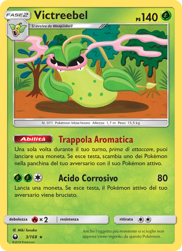 Victreebel 003/183 — Celestial Storm (Italian Pokémon TCG card)