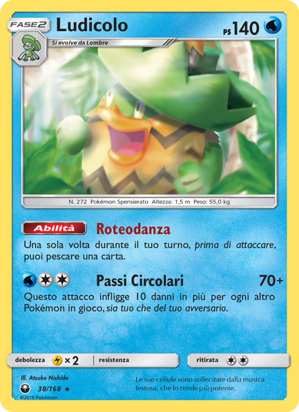 Ludicolo 038/183 — Celestial Storm (Italian Pokémon TCG card)