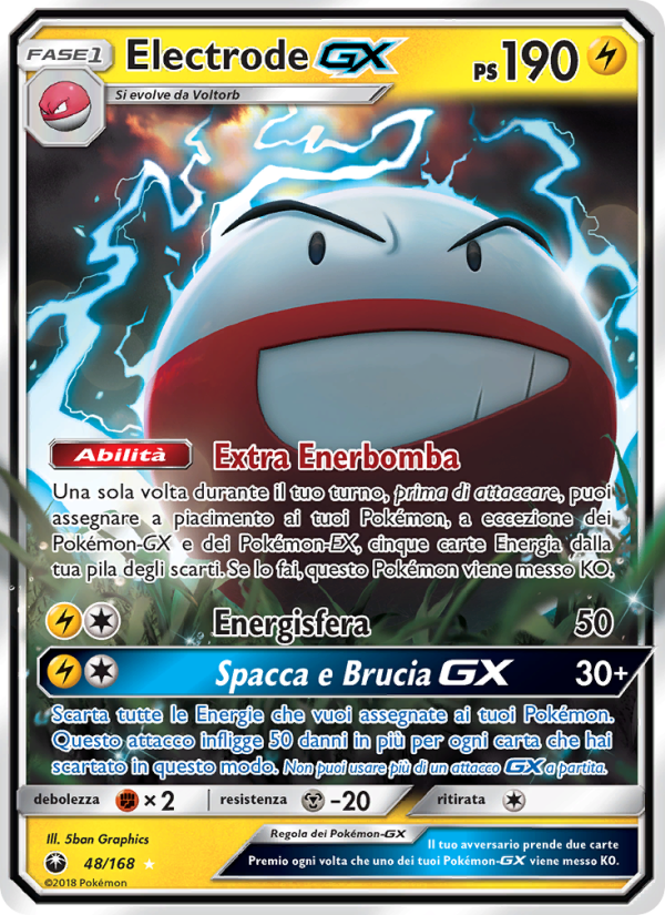 Electrode GX 048/183 — Celestial Storm (Italian Pokémon TCG card)