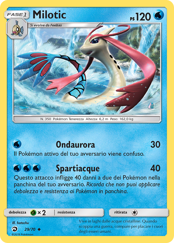 Milotic 029/78 — Dragon Majesty (Italian Pokémon TCG card)