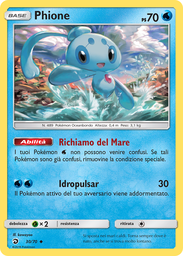 Phione 030/78 — Dragon Majesty (Italian Pokémon TCG card)