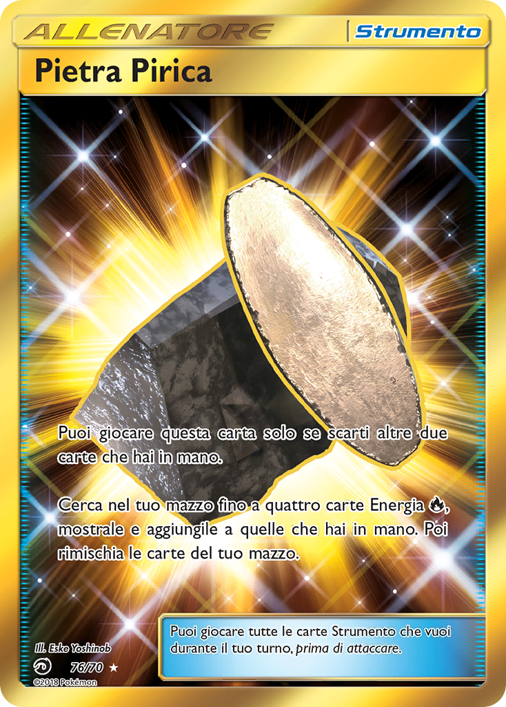Pietra Pirica 076/78 — Dragon Majesty (Italian Pokémon TCG card)