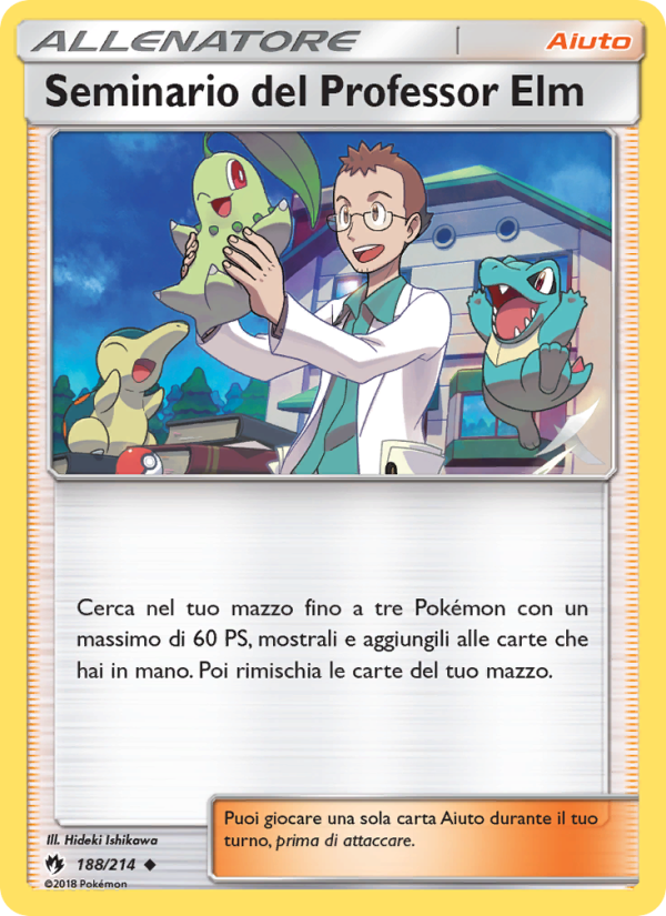Seminario del Professor Elm 188/236 — Lost Thunder (Italian Pokémon TCG card)