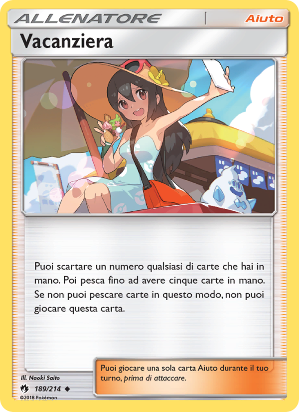 Vacanziera 189/236 — Lost Thunder (Italian Pokémon TCG card)