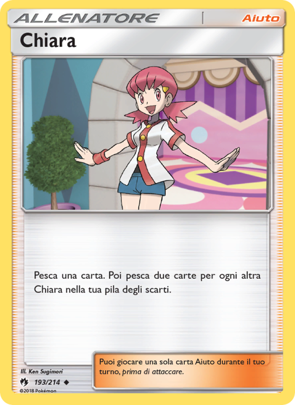 Chiara 193/236 — Lost Thunder (Italian Pokémon TCG card)