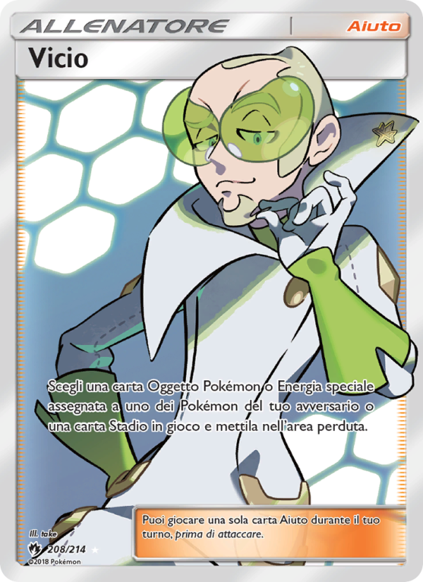 Vicio 208/236 — Lost Thunder (Italian Pokémon TCG card)