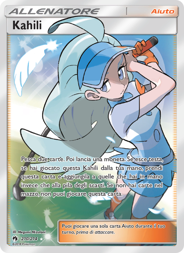 Kahili 210/236 — Lost Thunder (Italian Pokémon TCG card)
