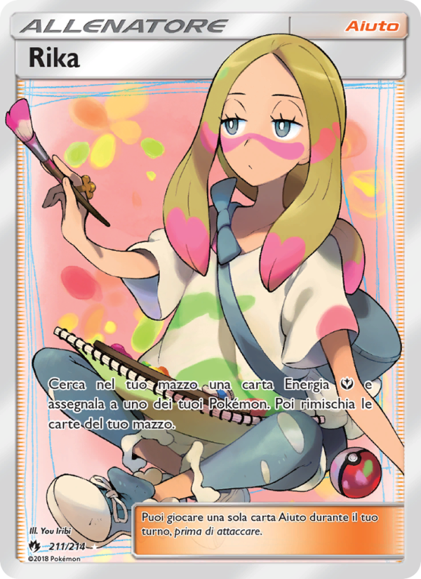 Rika 211/236 — Lost Thunder (Italian Pokémon TCG card)