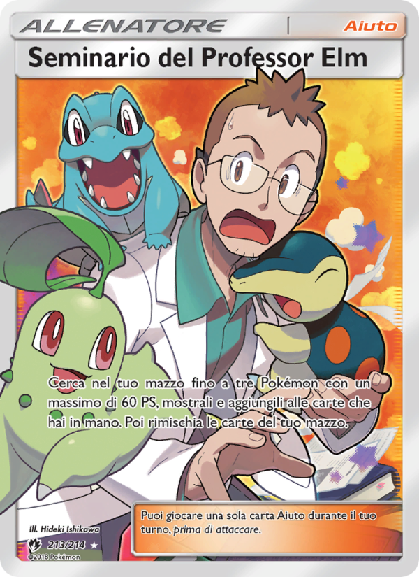 Seminario del Professor Elm 213/236 — Lost Thunder (Italian Pokémon TCG card)
