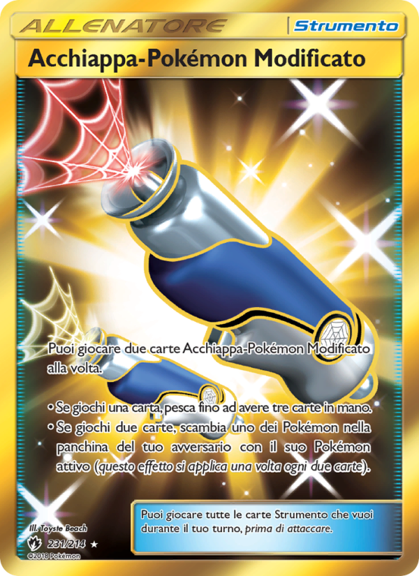 Acchiappa-Pokémon Modificato 231/236 — Lost Thunder (Italian Pokémon TCG card)