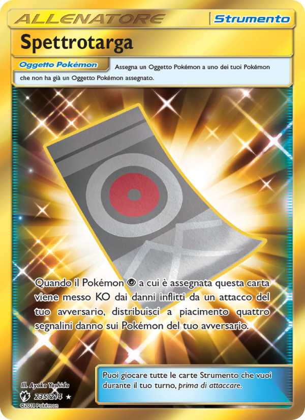 Spettrotarga 235/236 — Lost Thunder (Italian Pokémon TCG card)