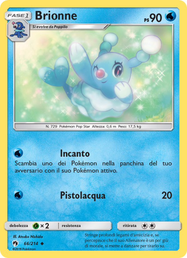 Brionne 066/236 — Lost Thunder (Italian Pokémon TCG card)