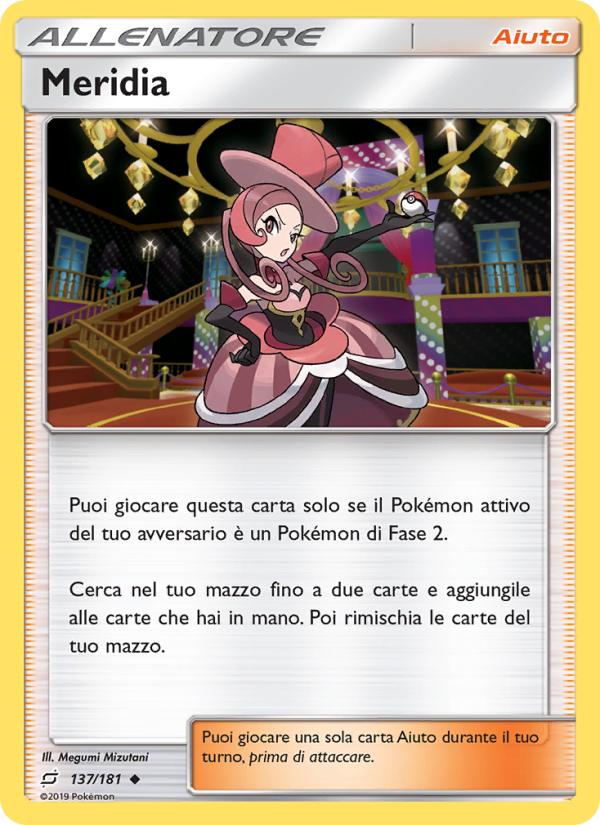 Meridia 137/196 — Team Up (Italian Pokémon TCG card)