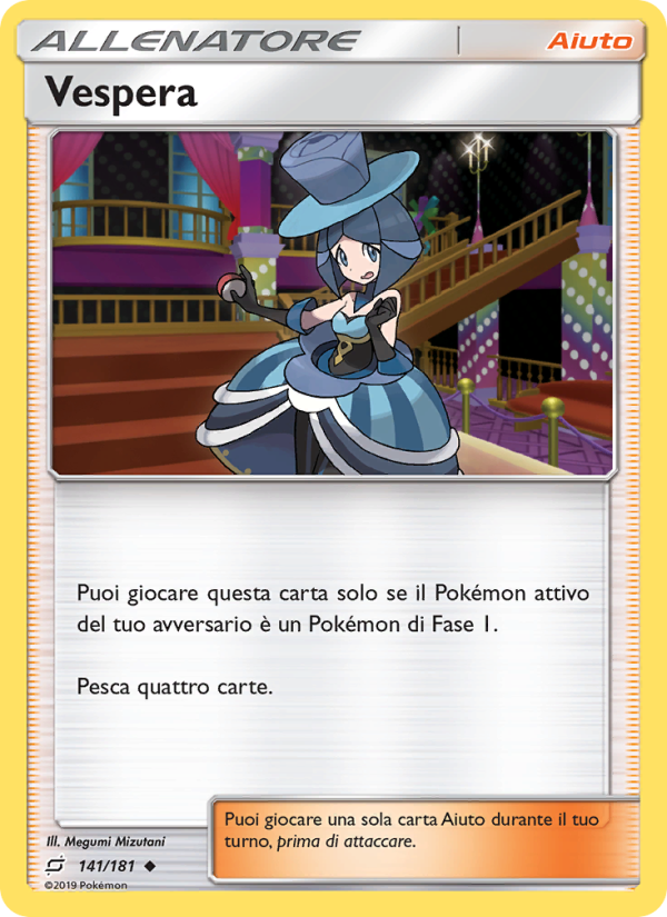 Vespera 141/196 — Team Up (Italian Pokémon TCG card)