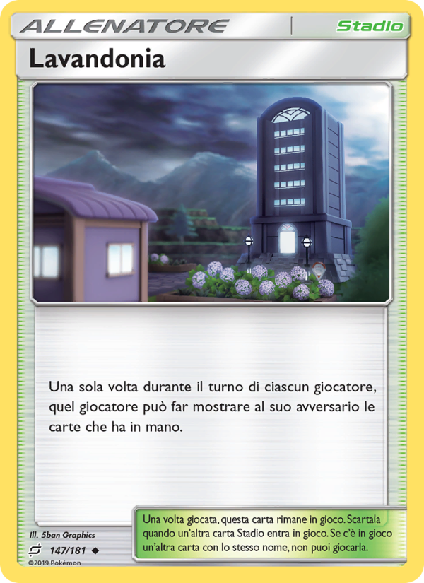 Lavandonia 147/196 — Team Up (Italian Pokémon TCG card)