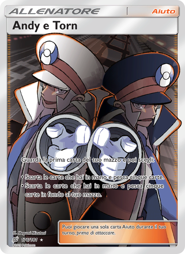 Andy e Torn 176/196 — Team Up (Italian Pokémon TCG card)