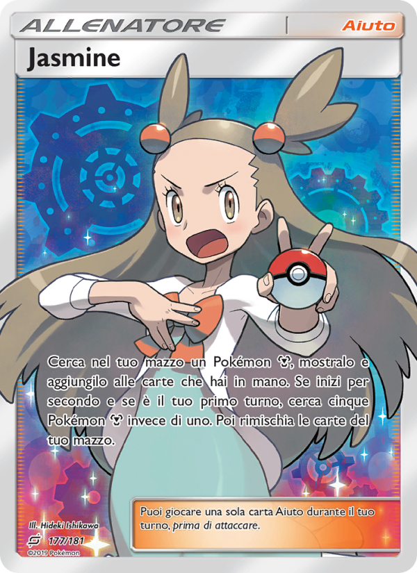 Jasmine 177/196 — Team Up (Italian Pokémon TCG card)