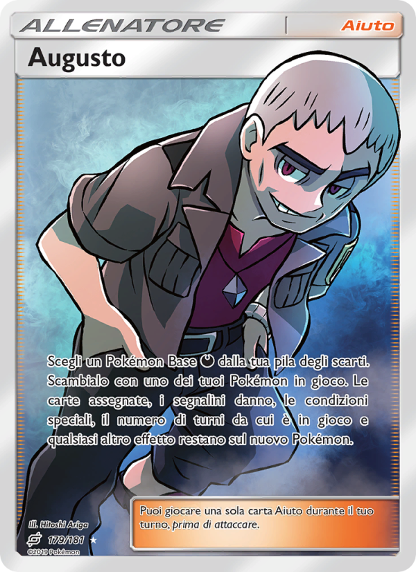 Augusto 179/196 — Team Up (Italian Pokémon TCG card)