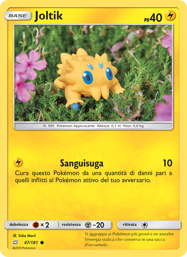 Joltik 047/196 — Team Up (Italian Pokémon TCG card)