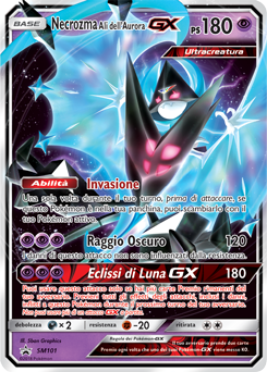 Necrozma Ali dell’Aurora GX SM101 — Sun & Moon Promos (Italian Pokémon TCG card)