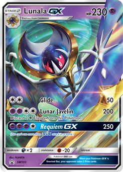 Lunala GX SM103 — Sun & Moon Promos (Italian Pokémon TCG card)