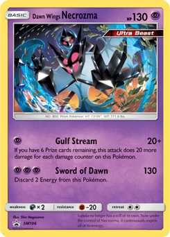 Necrozma Ali dell’Aurora SM106 — Sun & Moon Promos (Italian Pokémon TCG card)