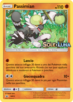 Passimian SM12 — Sun & Moon Promos (Italian Pokémon TCG card)