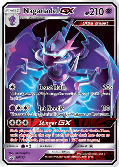 Naganadel GX SM125 — Sun & Moon Promos (Italian Pokémon TCG card)