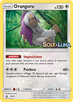 Oranguru SM13 — Sun & Moon Promos (Italian Pokémon TCG card)
