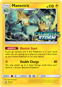 Manectric SM130 — Sun & Moon Promos (Italian Pokémon TCG card)