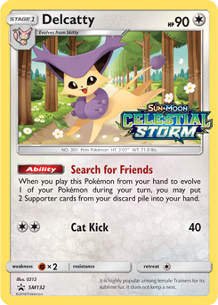 Delcatty SM132 — Sun & Moon Promos (Italian Pokémon TCG card)