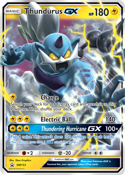 Thundurus GX SM133 — Sun & Moon Promos (Italian Pokémon TCG card)