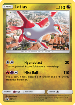 Latias SM135 — Sun & Moon Promos (Italian Pokémon TCG card)