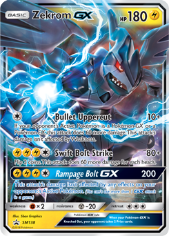 Zekrom GX SM138 — Sun & Moon Promos (Italian Pokémon TCG card)