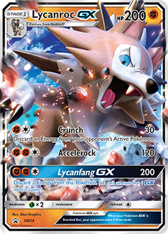 Lycanroc GX SM14 — Sun & Moon Promos (Italian Pokémon TCG card)