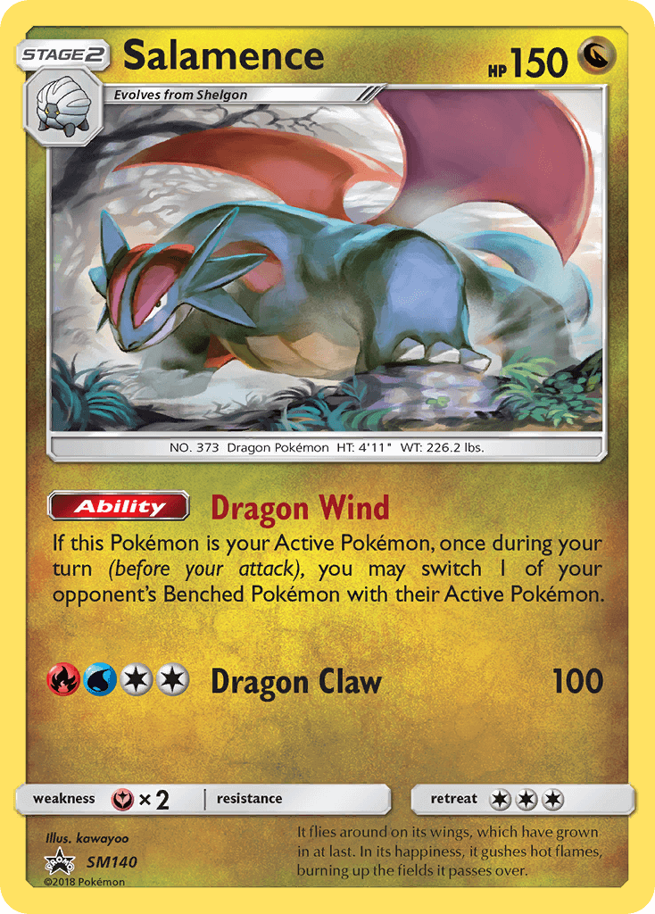 Salamence SM140 — Sun & Moon Promos (Italian Pokémon TCG card)