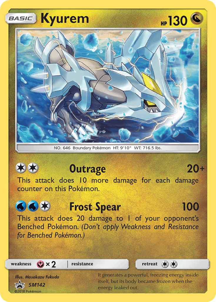 Kyurem SM142 — Sun & Moon Promos (Italian Pokémon TCG card)