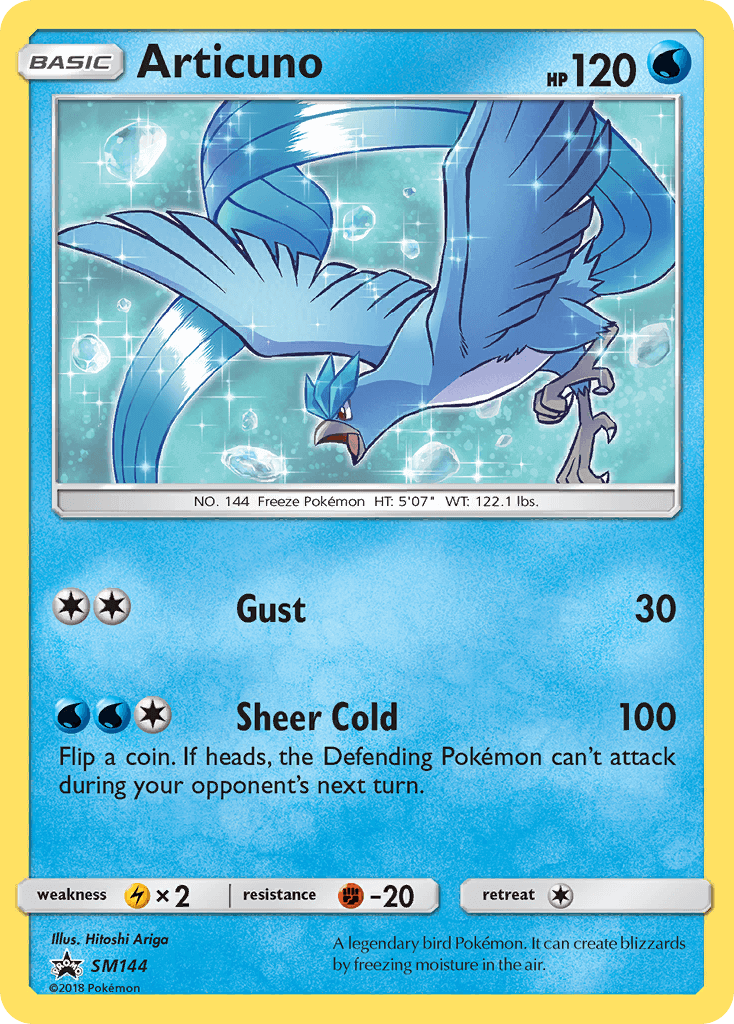 Articuno SM144 — Sun & Moon Promos (Italian Pokémon TCG card)