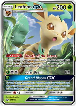 Leafeon GX SM146 — Sun & Moon Promos (Italian Pokémon TCG card)