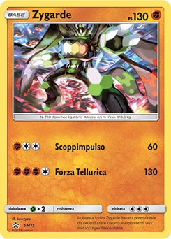 Zygarde SM15 — Sun & Moon Promos (Italian Pokémon TCG card)