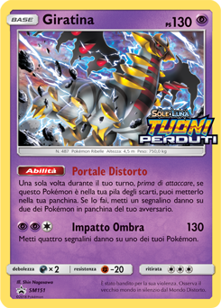 Giratina SM151 — Sun & Moon Promos (Italian Pokémon TCG card)