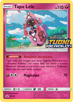 Tapu Lele SM152 — Sun & Moon Promos (Italian Pokémon TCG card)