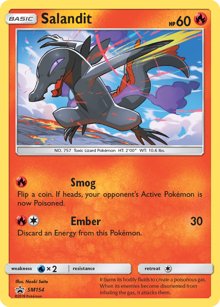 Salandit SM154 — Sun & Moon Promos (Italian Pokémon TCG card)