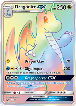 Dragonite GX SM156 — Sun & Moon Promos (Italian Pokémon TCG card)